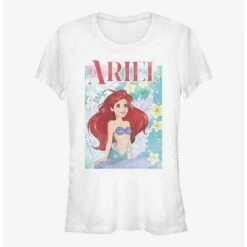 Best Sale 🎉 Disney The Little Mermaid Ariel Poster Girls T-Shirt 🎉