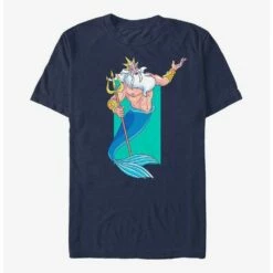 Wholesale 😉 Disney The Little Mermaid Triton Portrait T-Shirt ❤️