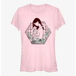 Outlet ✨ Disney Mulan Lotus Girls T-Shirt 👏