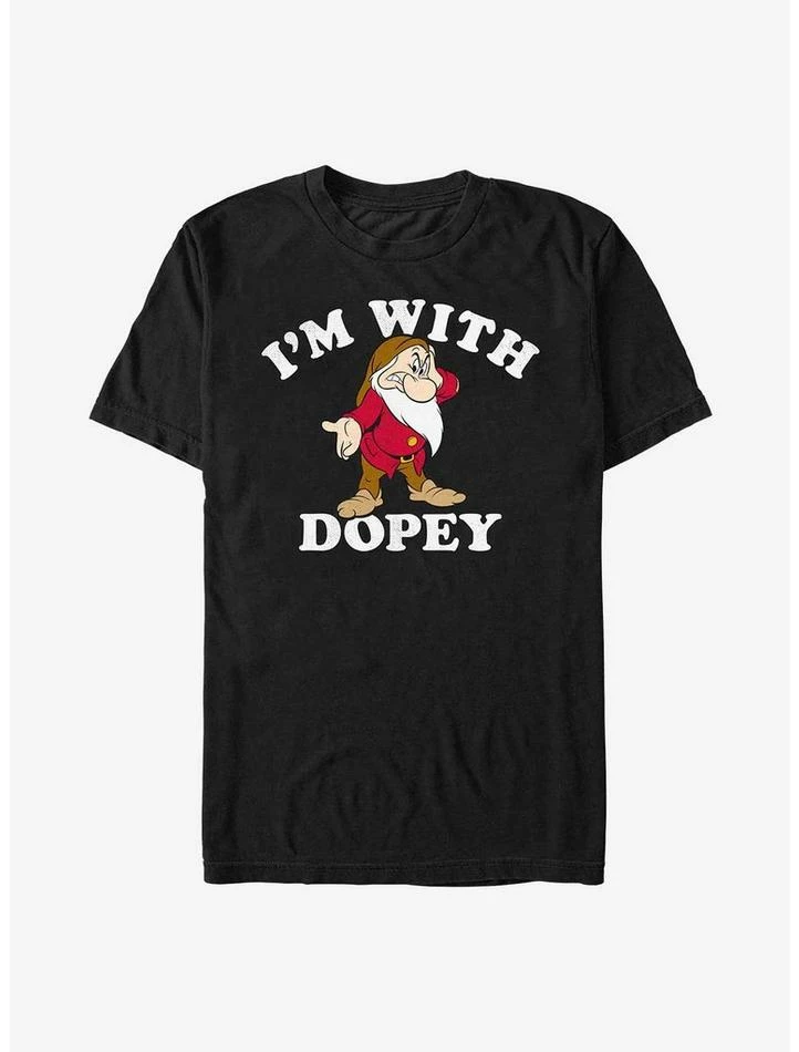 Cheap β¨ Disney Snow White and the Seven Dwarfs I'm With Dopey T-Shirt π 1 Cheap β¨ Disney Snow White and the Seven Dwarfs I'm With Dopey T-Shirt π