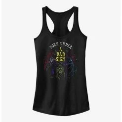 Promo 💯 Disney Villains Born Under A Bad Sign Girls Tank 🤩