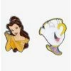 Top 10 ⌛ Loungefly Disney Beauty And The Beast Belle & Chip Enamel Pin Set ✔️
