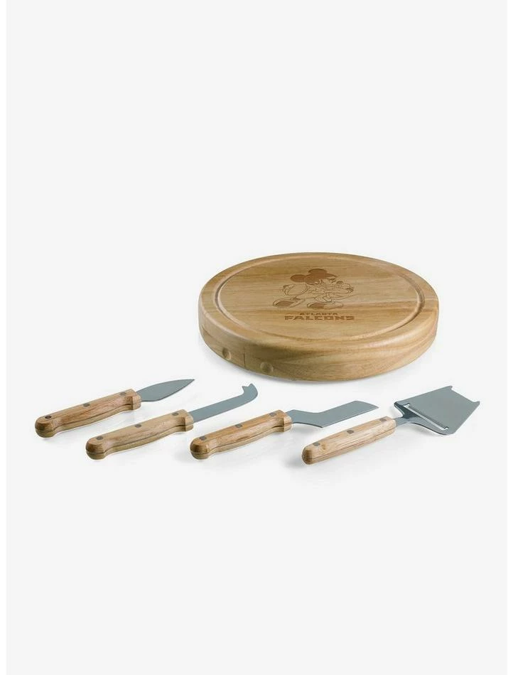 New π― Disney Mickey Mouse NFL ATL Falcons Circo Cheese Cutting Board & Tools Set π 2 New π― Disney Mickey Mouse NFL ATL Falcons Circo Cheese Cutting Board & Tools Set π - Image 2