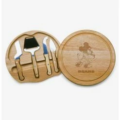Best Pirce 😀 Disney Mickey Mouse NFL CHI Bears Circo Cheese Cutting Board & Tools Set 🤩