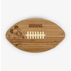 Budget ❤️ Disney Mickey Mouse NFL CLE Browns Cutting Board ❤️