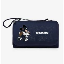 New 🤩 Disney Mickey Mouse NFL Chicago Bears Outdoor Picnic Blanket 😍