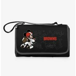 Budget ⌛ Disney Mickey Mouse NFL Cleveland Browns Outdoor Picnic Blanket 😀