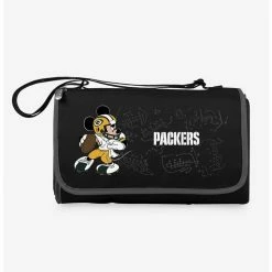 Best Sale 👏 Disney Mickey Mouse NFL Green Bay Packers Outdoor Picnic Blanket 👏