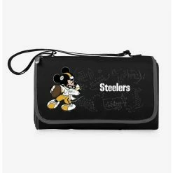 Best Pirce ✨ Disney Mickey Mouse NFL Pit Steelers Outdoor Picnic Blanket 🛒