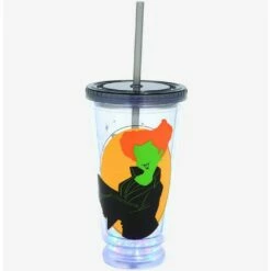 Budget 💯 Disney Hocus Pocus Winifred Light-Up Acrylic Travel Cup 🔥