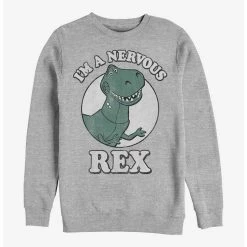 Best Pirce 🌟 Disney Pixar Toy Story Nervous Rex Sweatshirt ✔️