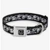 Coupon 😀 Nightmare Before Christmas Jack Expression Stack Seatbelt Buckle Dog Collar 🥰