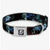 Best Pirce 🎁 Disney Nightmare Before Christmas Jack Oogie Boogie Santa Seatbelt Buckle Dog Collar 😍