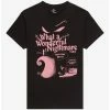 Buy 😉 The Nightmare Before Christmas Wonderful Nightmare T-Shirt 🎁