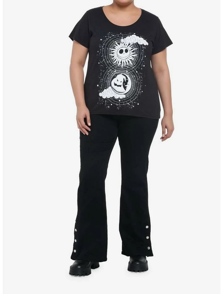 Top 10 π The Nightmare Before Christmas Jack & Oogie Boogie Celestial Girls T-Shirt Plus Size π 2 Top 10 π The Nightmare Before Christmas Jack & Oogie Boogie Celestial Girls T-Shirt Plus Size π - Image 2