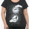 Top 10 🎉 The Nightmare Before Christmas Jack & Oogie Boogie Celestial Girls T-Shirt Plus Size 👏