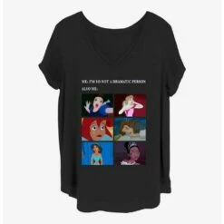 Coupon 🛒 Disney Princesses Drama Meme Girls T-Shirt Plus Size 🤩