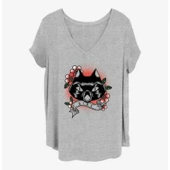 Promo 😉 Disney Hocus Pocus Binx Cat 😀 Girls T-Shirt Plus Size ❤️