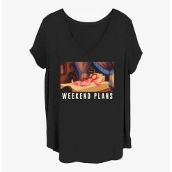 New 🥰 Disney The Little Mermaid Ariel Weekend Plans Girls T-Shirt Plus Size 🤩