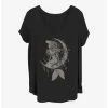 Cheap 🛒 Disney The Little Mermaid In A Different Space Girls T-Shirt Plus Size 💯