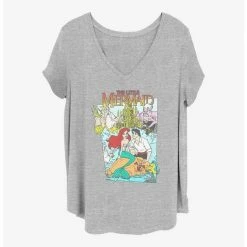 Best deal 😀 Disney The Little Mermaid Cover Girls T-Shirt Plus Size 😉