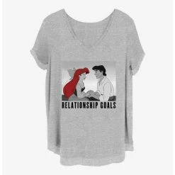 Best deal ✔️ Disney The Little Mermaid Prince Eric Goals Girls T-Shirt Plus Size 🌟