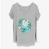 Budget 🧨 Disney The Little Mermaid Ariel Under The Sea Girls T-Shirt Plus Size 🤩
