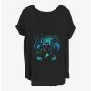 Best Pirce 🔔 Disney The Little Mermaid Ursula Under The Sea Girls T-Shirt Plus Size 🎁