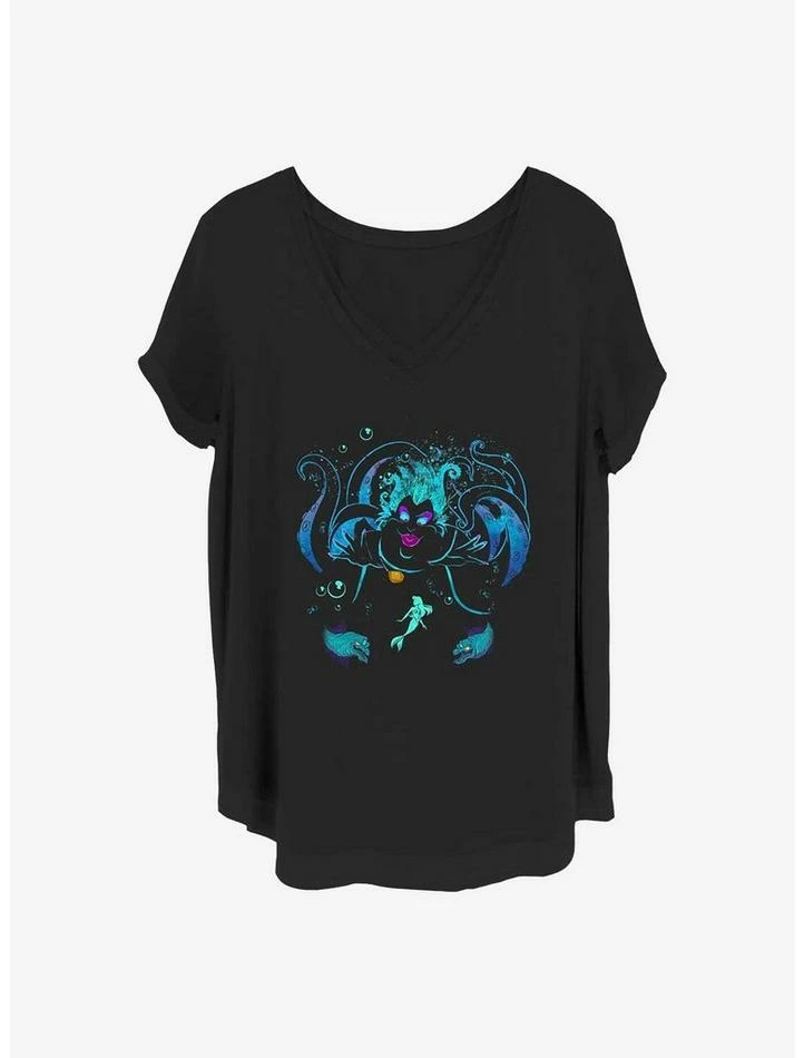 Best Pirce 🔔 Disney The Little Mermaid Ursula Under The Sea Girls T-Shirt Plus Size 🎁 1 Best Pirce 🔔 Disney The Little Mermaid Ursula Under The Sea Girls T-Shirt Plus Size 🎁