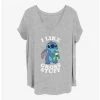 Coupon 😍 Disney Lilo & Stitch I Like Gross Stuff Girls T-Shirt Plus Size 😉