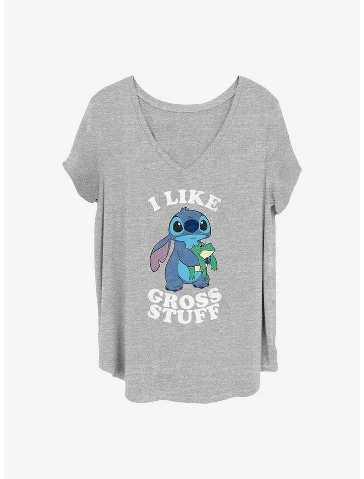 Coupon 😍 Disney Lilo & Stitch I Like Gross Stuff Girls T-Shirt Plus Size 😉 1 Coupon 😍 Disney Lilo & Stitch I Like Gross Stuff Girls T-Shirt Plus Size 😉