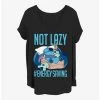 Top 10 ✨ Disney Lilo & Stitch Lazy Energy Girls T-Shirt Plus Size 🧨