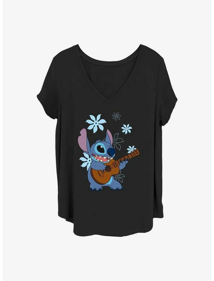 Deals 💯 Disney Lilo & Stitch Music Man Stitch 🔔 Girls T-Shirt Plus Size ⌛ 1 Deals 💯 Disney Lilo & Stitch Music Man Stitch 🔔 Girls T-Shirt Plus Size ⌛