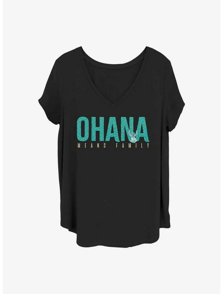 Outlet 🔔 Disney Lilo & Stitch Ohana Means Family Girls T-Shirt Plus Size 🔥 1 Outlet 🔔 Disney Lilo & Stitch Ohana Means Family Girls T-Shirt Plus Size 🔥