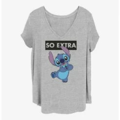 Buy ❤️ Disney Lilo & Stitch So Extra 😍 Girls T-Shirt Plus Size ✨