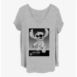 Cheap 😍 Disney Lilo & Stitch Liner Girls T-Shirt Plus Size 🔔