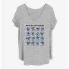 Best Pirce ✔️ Disney Lilo & Stitch Moods of Stitch ✔️ Girls T-Shirt Plus Size ⌛