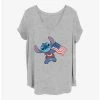 Best reviews of 🌟 Disney Lilo & Stitch Tropic Stitch Flag Girls T-Shirt Plus Size ✔️