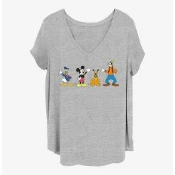 Buy 🤩 Disney Mickey Mouse 4 Friends Girls T-Shirt Plus Size 🤩