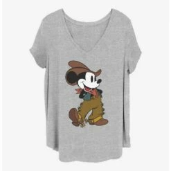 Outlet ⭐ Disney Mickey Mouse Cowboy Mickey 🥰 Girls T-Shirt Plus Size 🤩