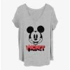 Flash Sale ✔️ Disney Mickey Mouse Heads Up ❤️ Girls T-Shirt Plus Size 👍