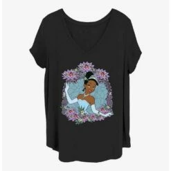 Brand new ✔️ Disney The Princess and the Frog Tiana Love 👏 Girls T-Shirt Plus Size 🔔