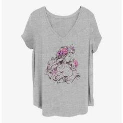 Flash Sale ✨ Disney Sleeping Beauty Aurora Blossom Girls T-Shirt Plus Size 🎉