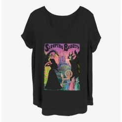 Coupon 🔔 Disney Sleeping Beauty Poster 👍 Girls T-Shirt Plus Size ❤️
