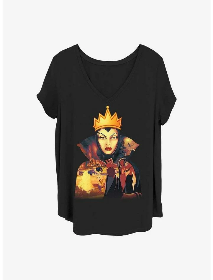 Brand new ❤️ Disney Snow White and the Seven Dwarfs Evil Queen ⌛ Girls T-Shirt Plus Size ⭐ 1 Brand new ❤️ Disney Snow White and the Seven Dwarfs Evil Queen ⌛ Girls T-Shirt Plus Size ⭐
