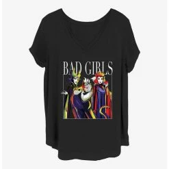 Cheap ✨ Disney Villains Bad 😉 Girls Pose Girls T-Shirt Plus Size 👏