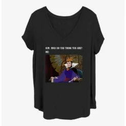 Best Pirce 🔥 Disney Villains Evil Queen Meme Girls T-Shirt Plus Size 🎉