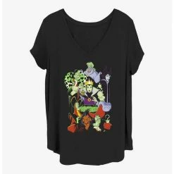 Hot Sale ⭐ Disney Villains Evil Squad ❤️ Girls T-Shirt Plus Size ✔️