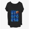 Brand new 🧨 Disney Villains Hades Emotions Girls T-Shirt Plus Size 😉