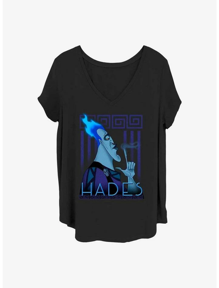 Coupon 🛒 Disney Villains Hades Finger Smoke 🔥 Girls T-Shirt Plus Size ✨ 1 Coupon 🛒 Disney Villains Hades Finger Smoke 🔥 Girls T-Shirt Plus Size ✨